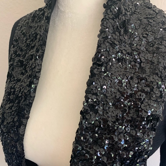 J.Crew Sequin Open Front Sweater Cardigan NWT - Picture 4 of 8